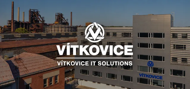The VÍTKOVICE IT SOLUTIONS building in Ostrava with the Lower Vítkovice blast furnaces